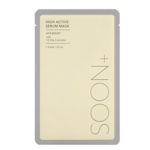 SOON+ High Active Serum Mask 25ml (Vita boost),SOON+