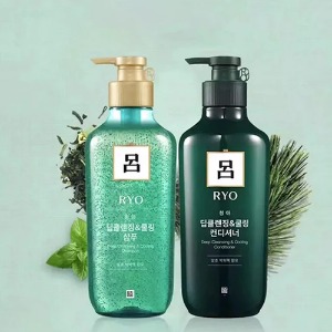 RYO Chungha Scalp Cleansing &amp; Cooling Shampoo / Conditioner 550ml,Ryo