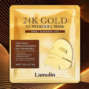 LAMELIN 24K Gold V3 Hydrogel Mask 30g,LAMELIN