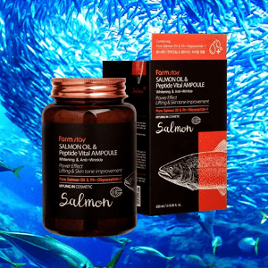 FARMSTAY Salmon Oil &amp; Peptide Vital Ampoule 250ml,Farmstay