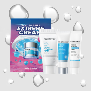 Real Barrier Trial Kit (Cleanser / Extreme Cream 10ml / Hyaluronic Cream 10ml),Real Barrier