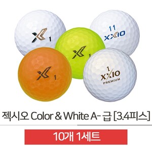 로스트볼 로스트볼 젝시오 Color White A 급 3.4피스 10개JS018