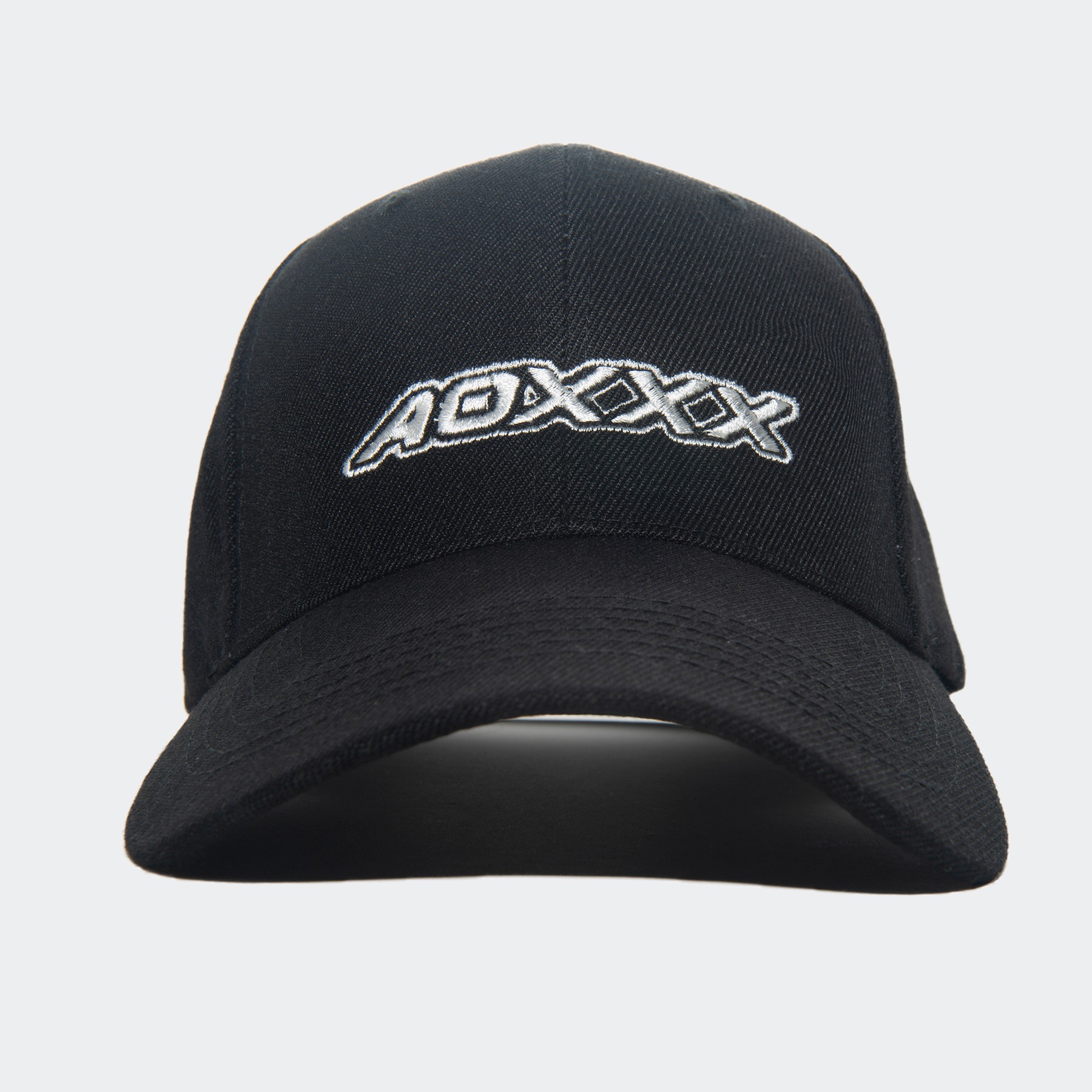 Sporty logo baseball cap (Black)