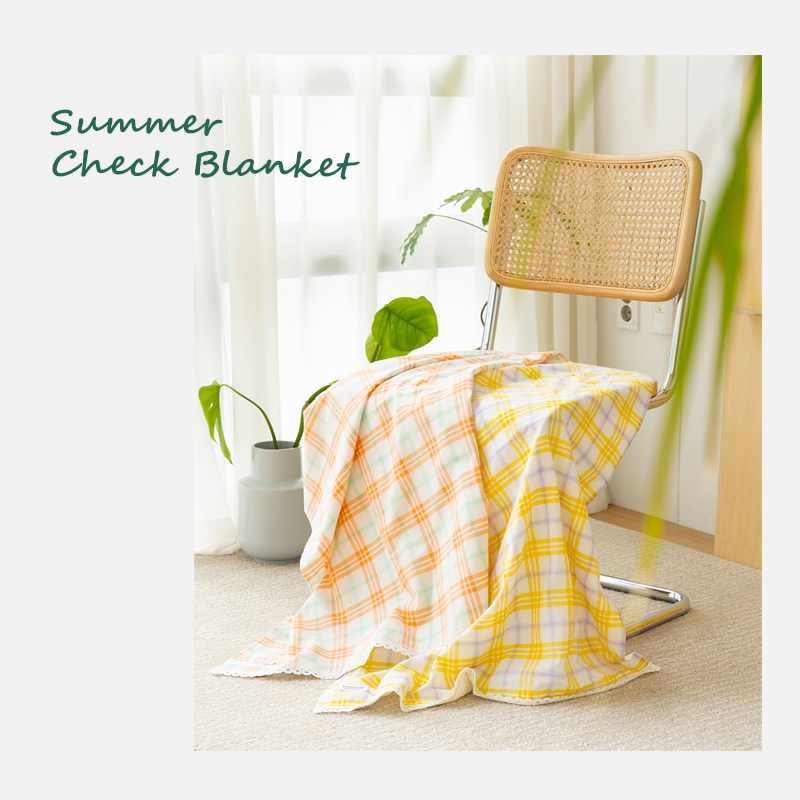 Summer Check Blanket