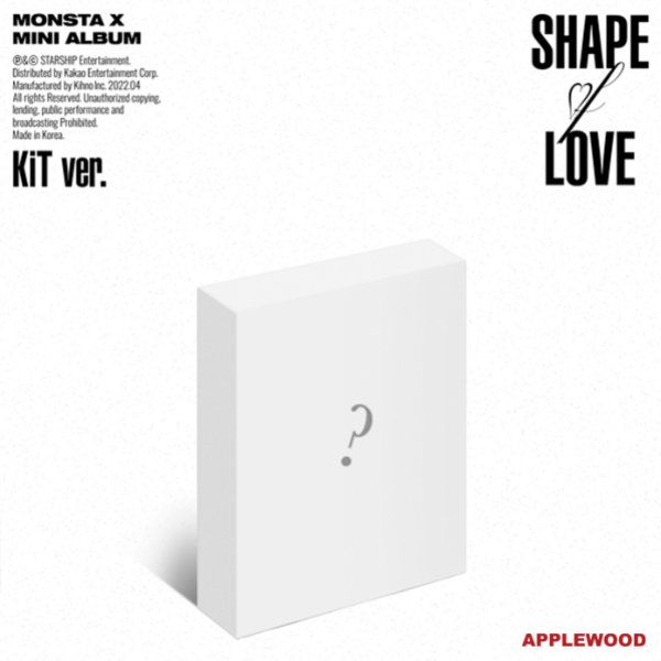 MONSTA X - Mini Album Vol.11 [SHAPE of LOVE] (KiT ver.)