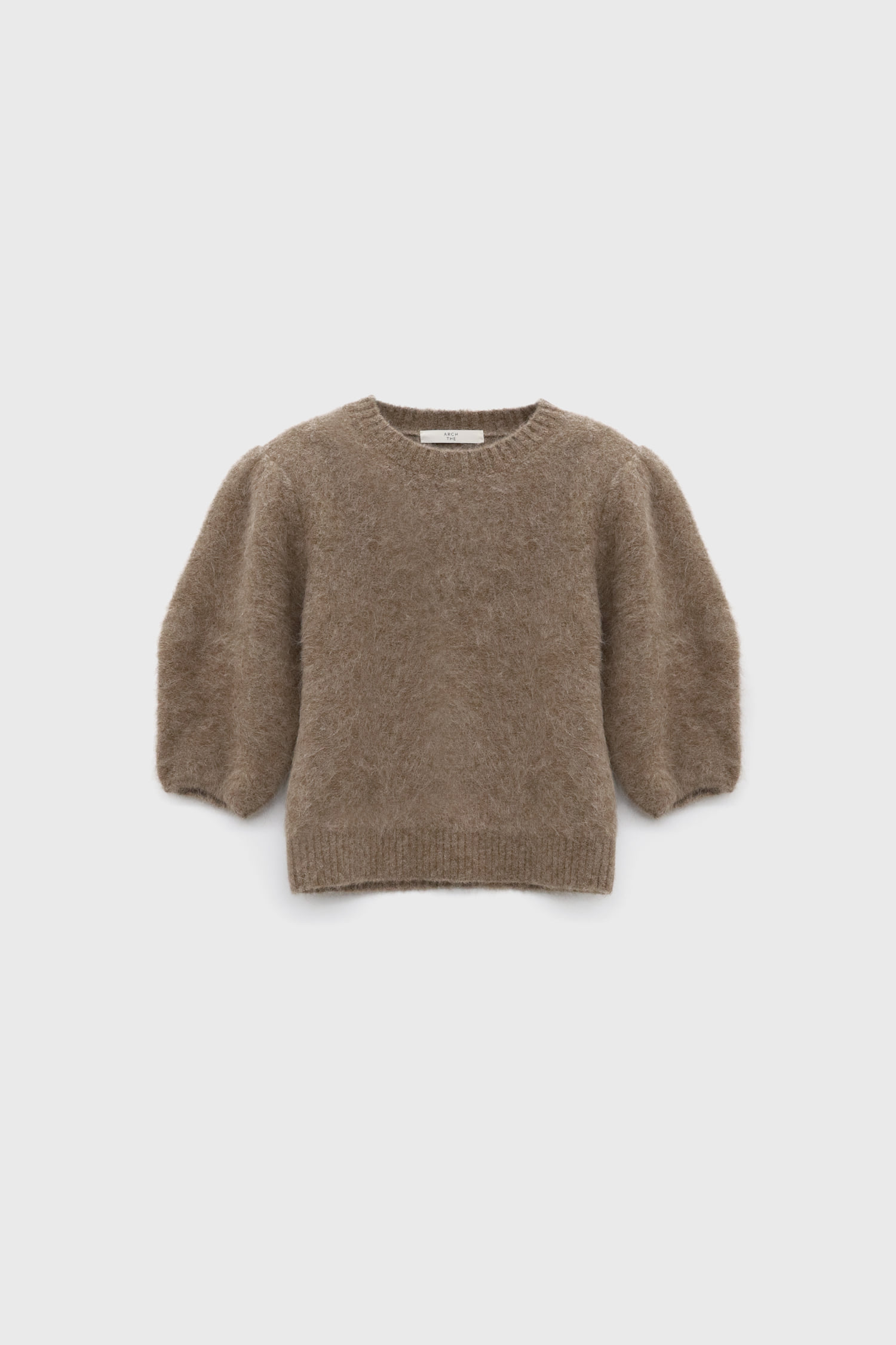 Crew Neck Alpaca Sweater
