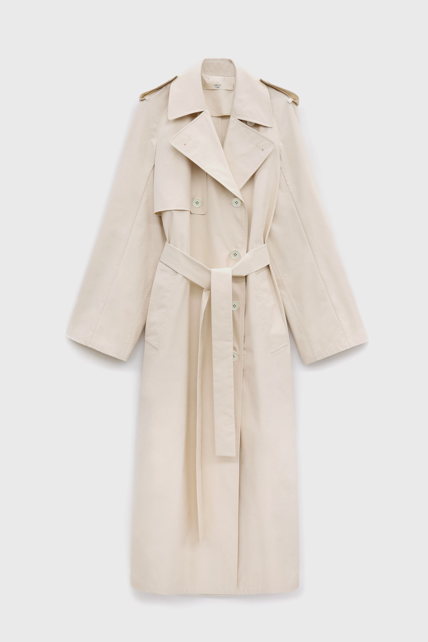 Double Cotton Trench Coat