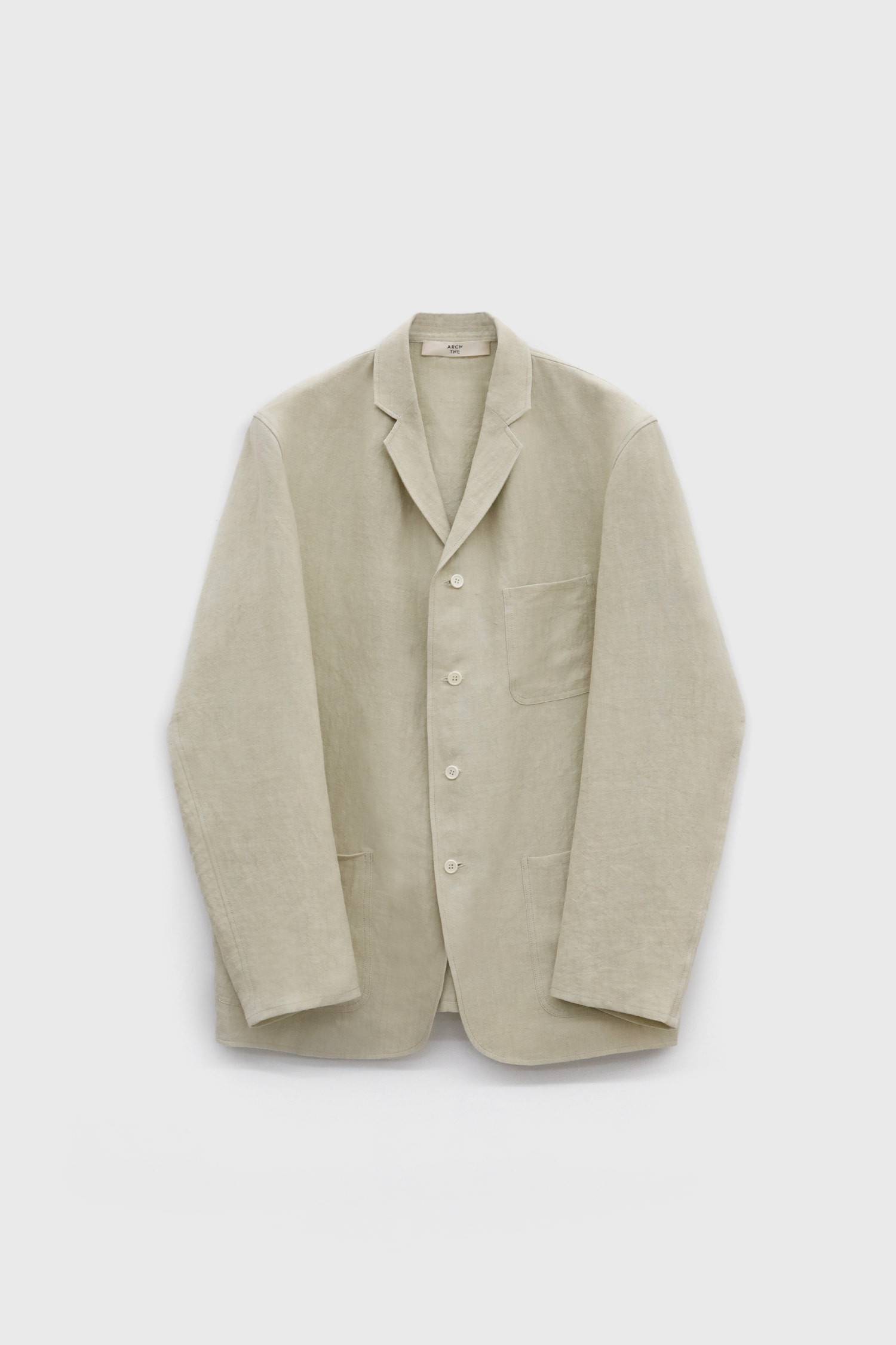 Single Button Linen Jacket