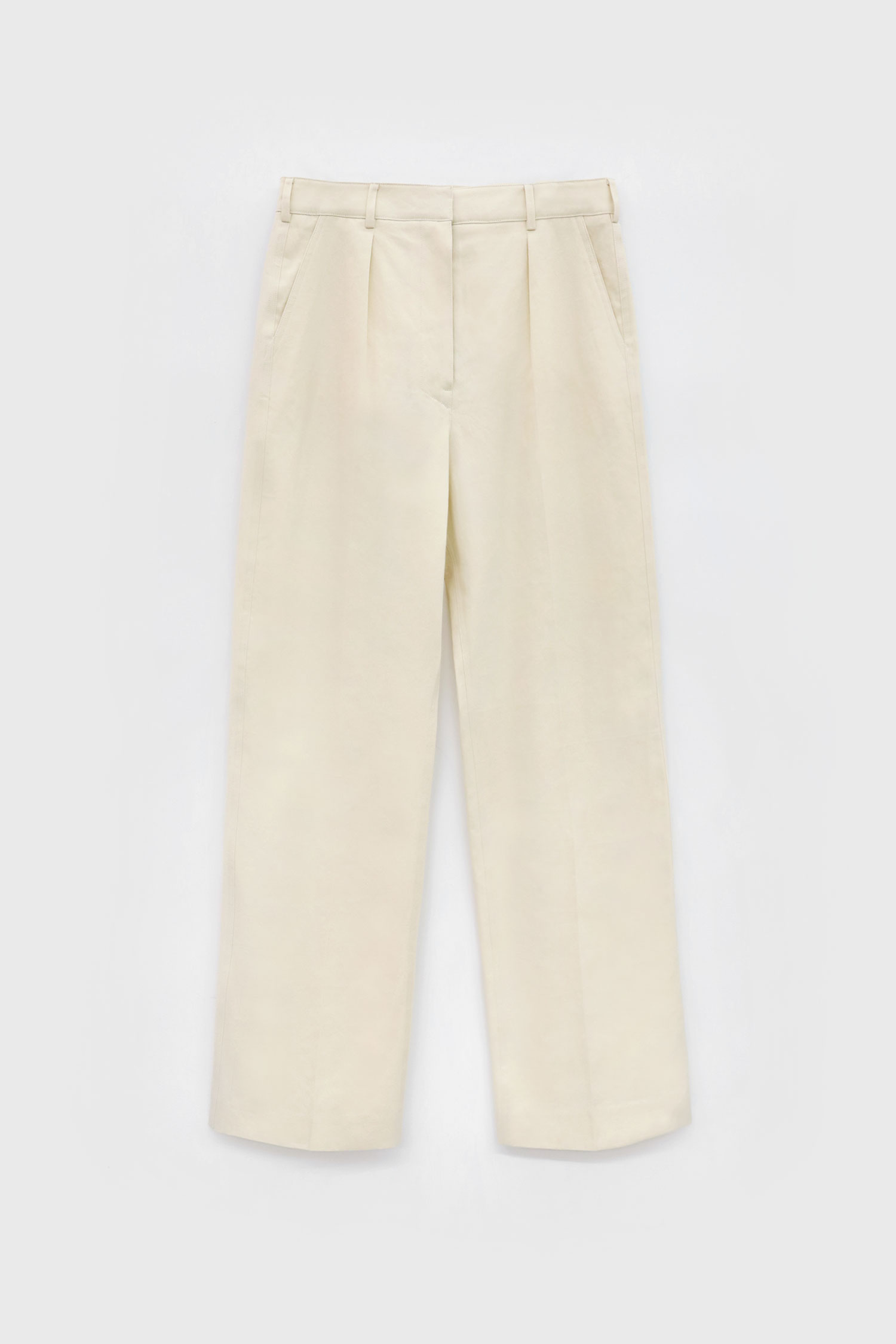 Simple Line Cotton Pants