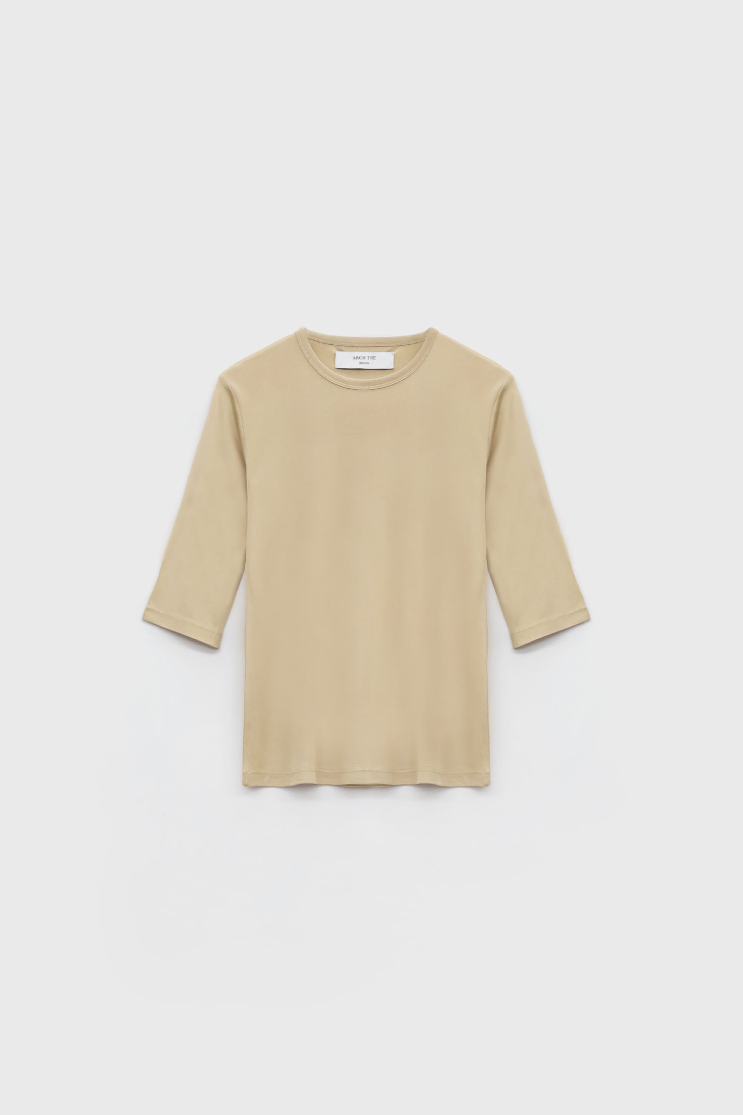 Silk Jersey Half Sleeve T-Shirt