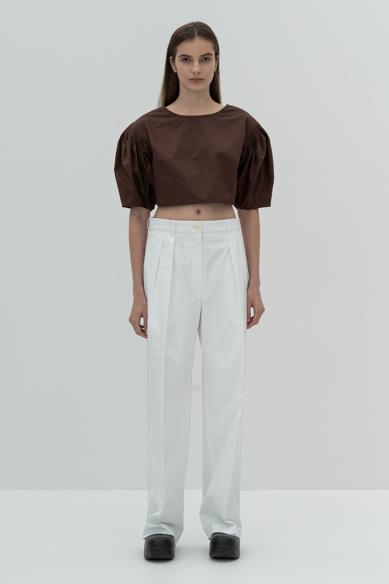 Tuck Wide Double Trousers