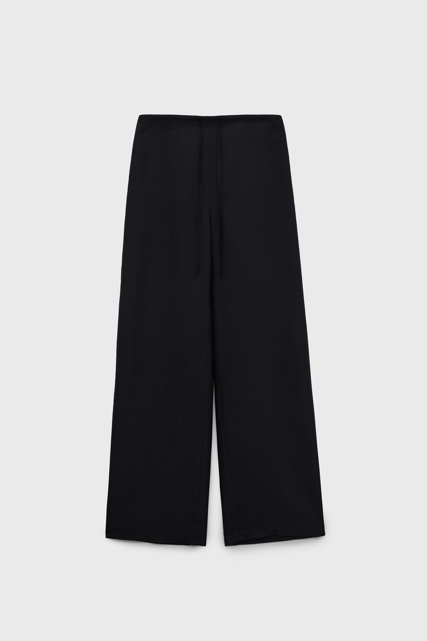 Two Layers Wide String Silk Pants