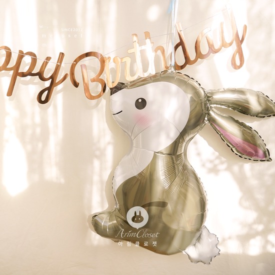 아기토끼와 함께하는 귀여운 파티풍선 - cute bunny balloon