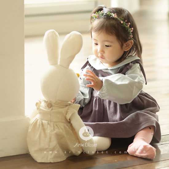 [Sale] 사뿐사뿐 그녀의 발걸음 - purple baby long dress