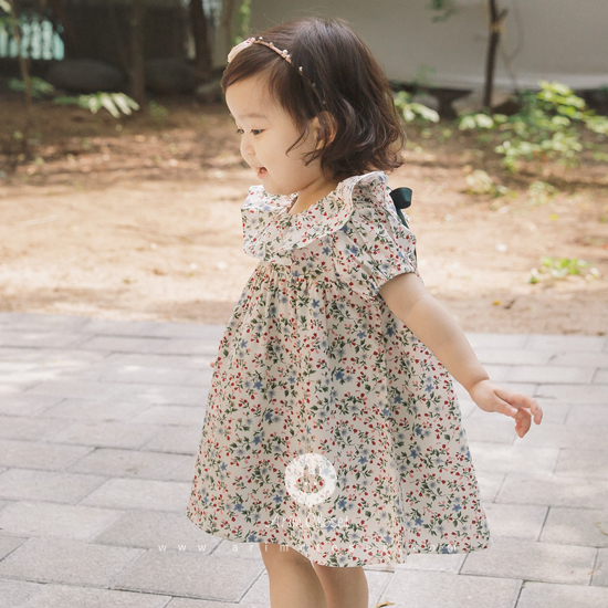[10차제작] 그녀의 여행같은 예쁜하루, 그 여름 :) - baby flowers cotton summer dress