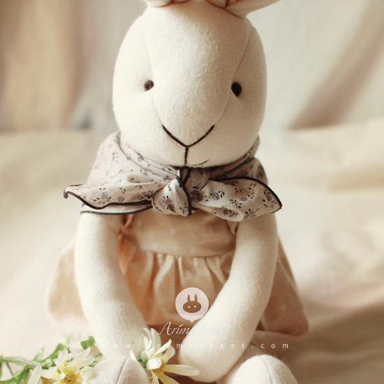 [10차제작] 갖고싶은 그녀의 작은 스카프 - violer flower cotton petit scarf (45x45)