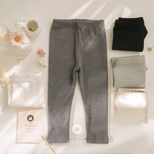 [2차제작] 언니야랑 함께 입는 베이직한 모노톤 레깅스 - basic 5color mono tone cotton baby leggings