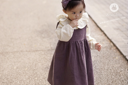 [Sale] 사뿐사뿐 그녀의 발걸음 - purple baby long dress