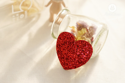 [11차제작] 두근두근 내 맘에 하뚜 :) - cute big shine red heart pin