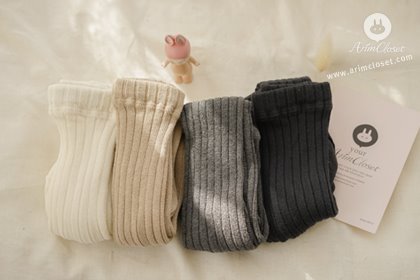 [6차입고] 데일리로 맨날 입지요~ 골지 스타킹 - 4color baby daily style stocking