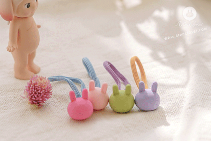 귀여운 쪼꼬미가 사랑하는 토끼래요 - bunny cute chou chou (2ea 1set)