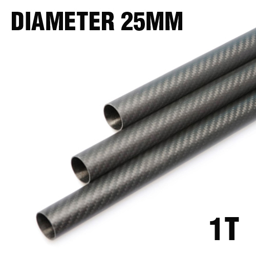 Carbon Fiber Pipe (Dia. 25mm / Inner Dia. 23mm)