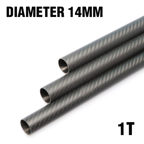 Carbon Fiber Pipe (Dia. 14m / Inner Dia. 12mm)