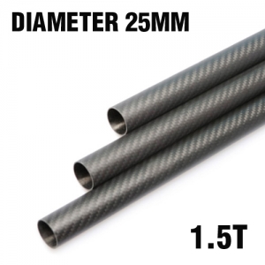 Carbon Fiber Pipe (Dia. 25mm / Inner Dia. 22mm)