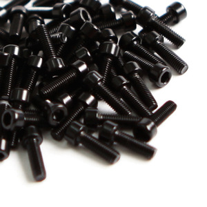 M3 Hex Wrench Bolts (Black) 6~25mm (Set of 10)