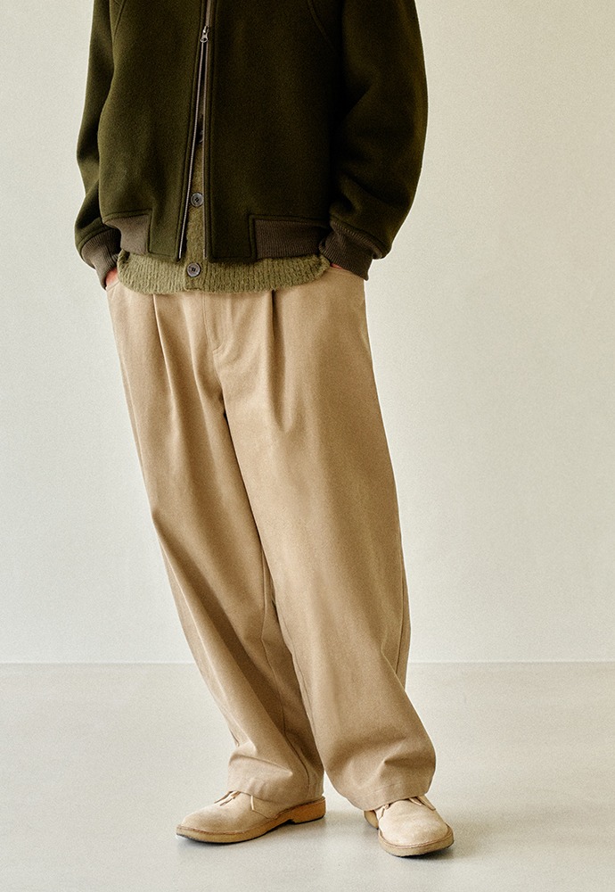 Structured Wide Pants_ Taupe