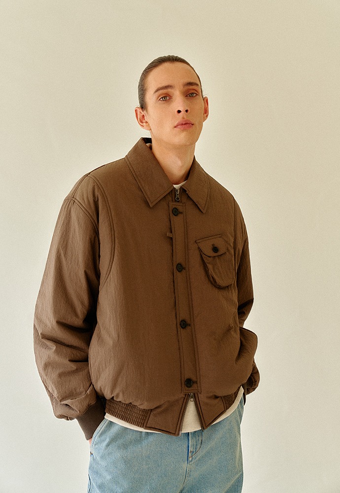 Solid Pocket MA-1_ Brown