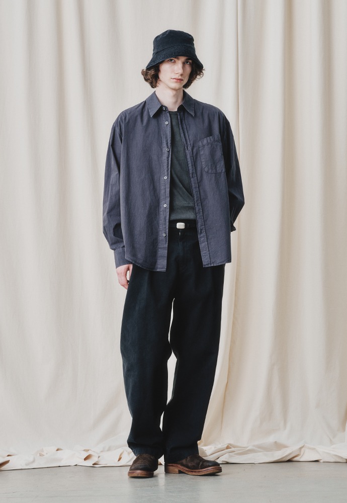 (2/27 18:00 Order Open) Padre Garment-dyed Shirt_ Charcoal