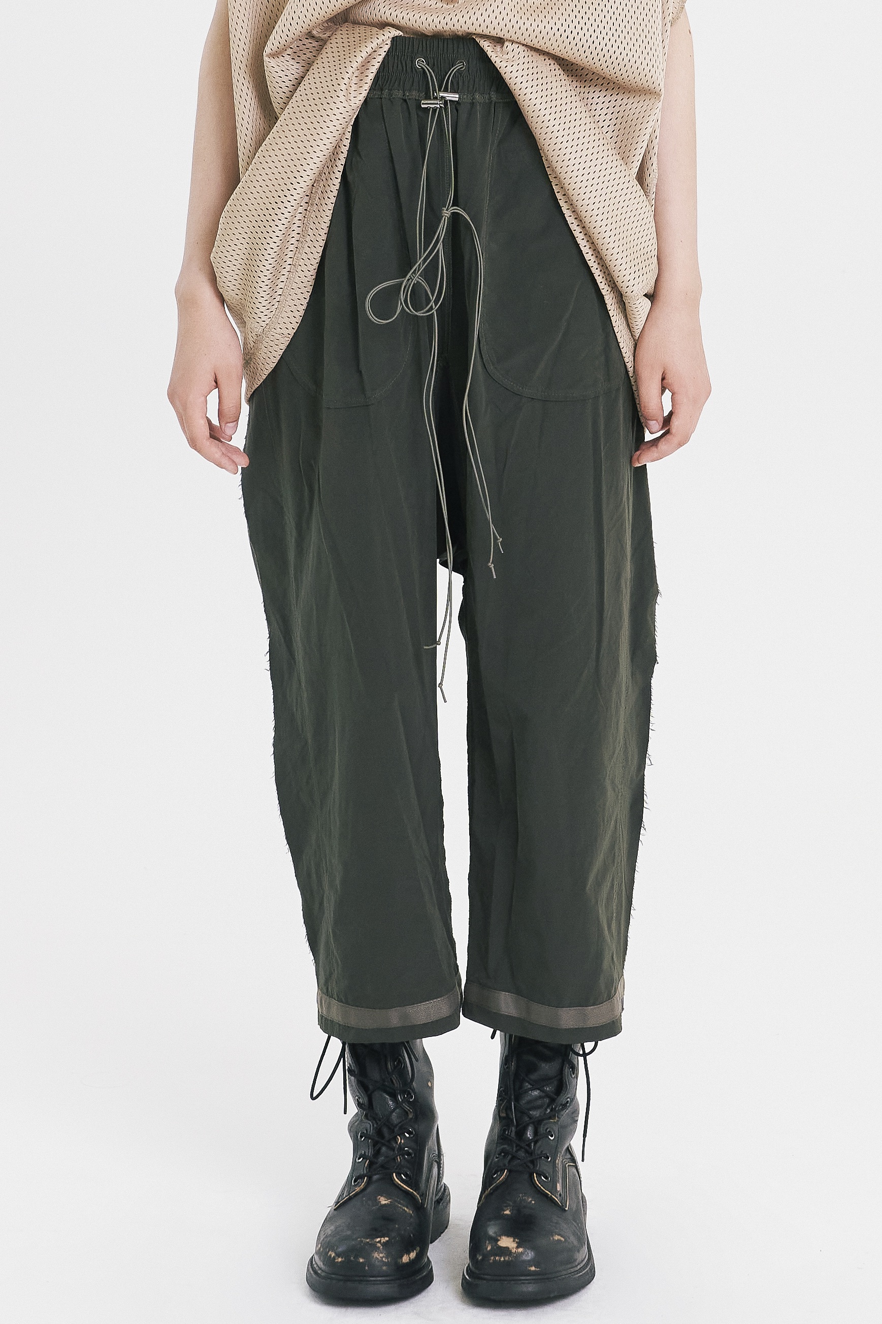 INSIDE OUT WIDE PANTS KH