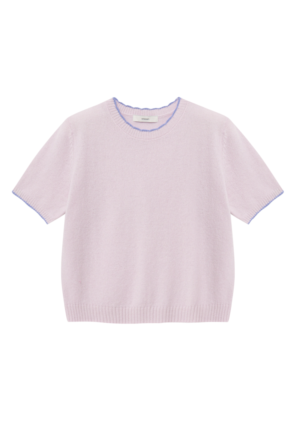 Pearl Edge Short Sleeve Top (Pink)