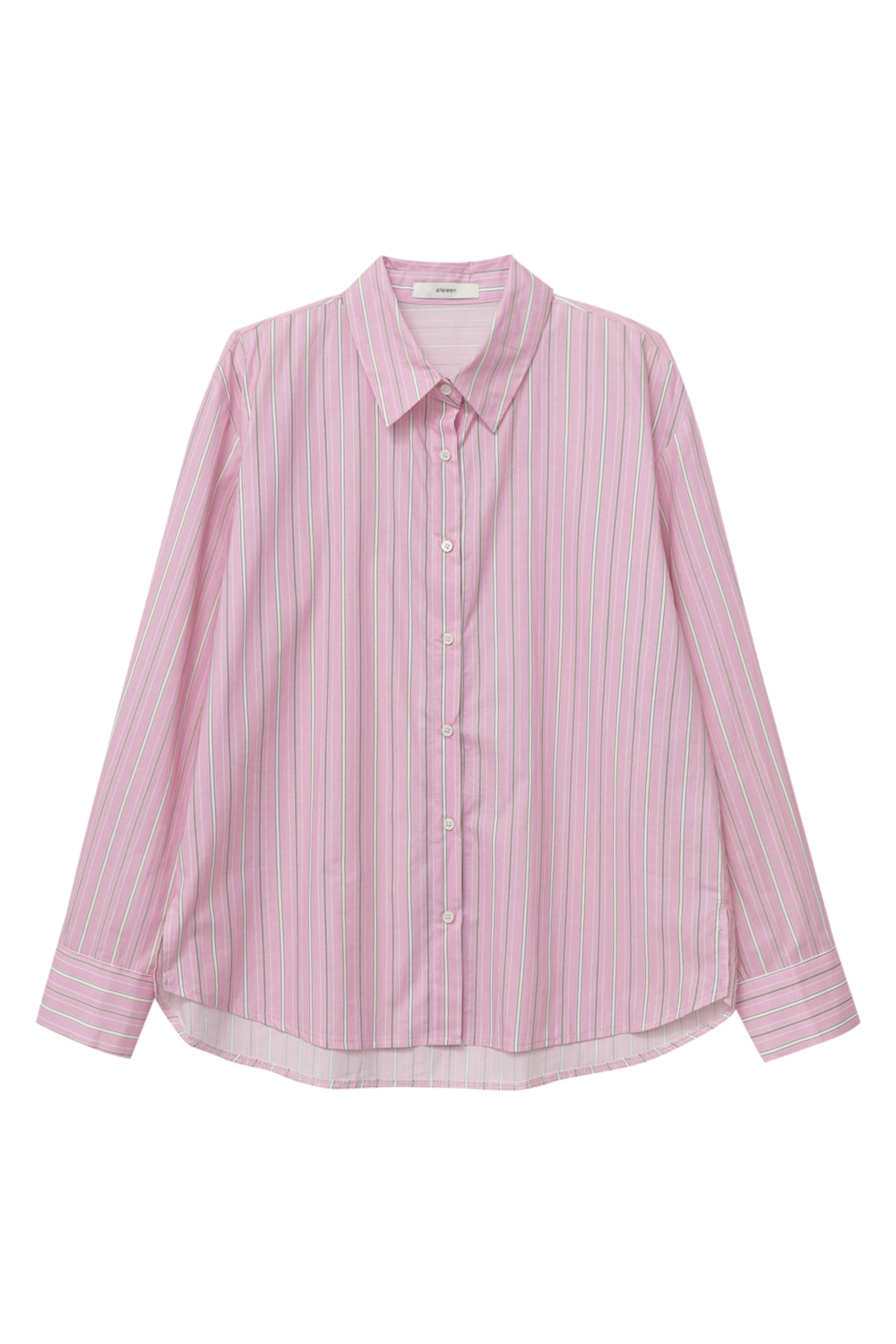 Brooklyn Cotton Shirt Long Sleeve (Pink)