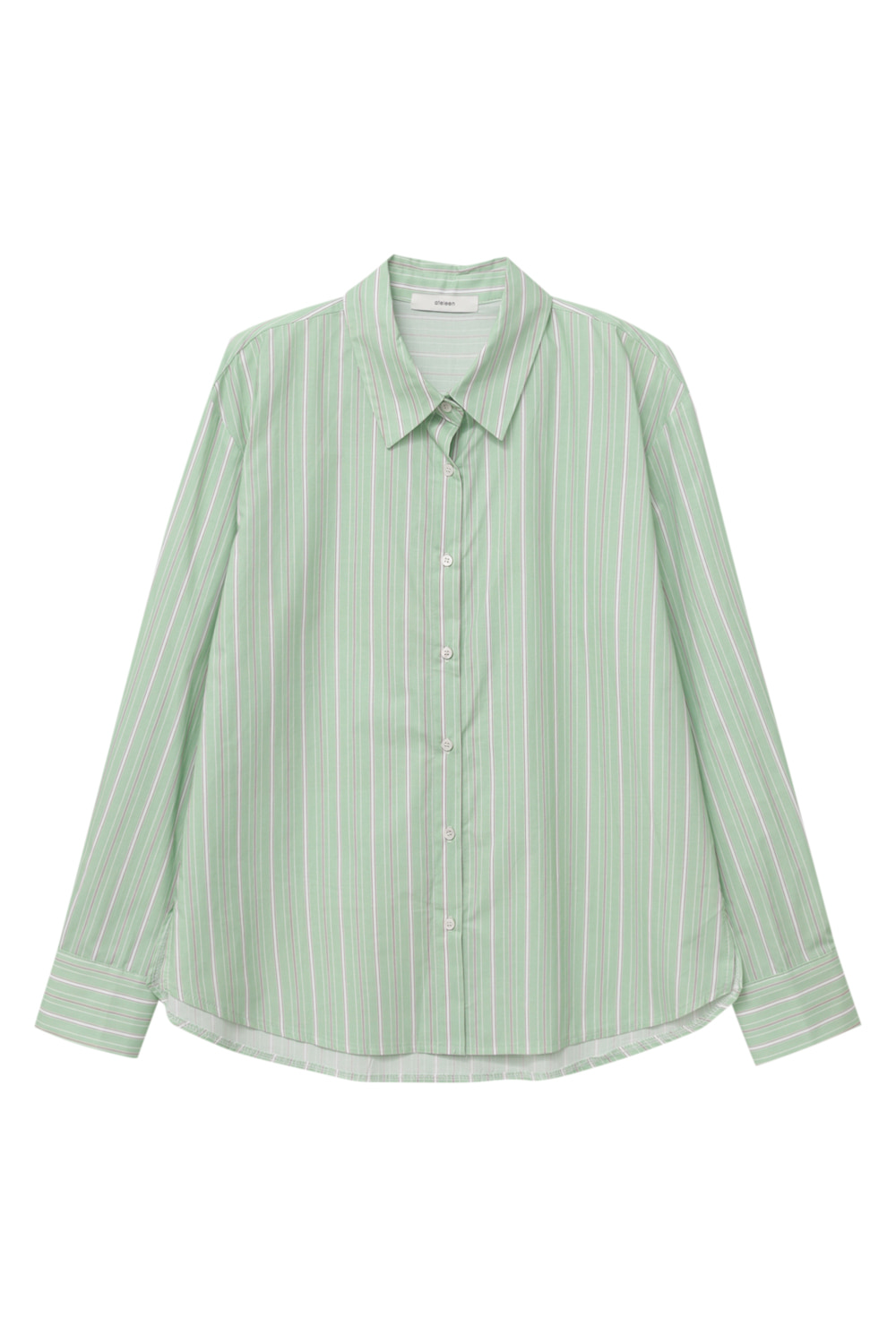 Brooklyn Cotton Shirt Long Sleeve (Green)