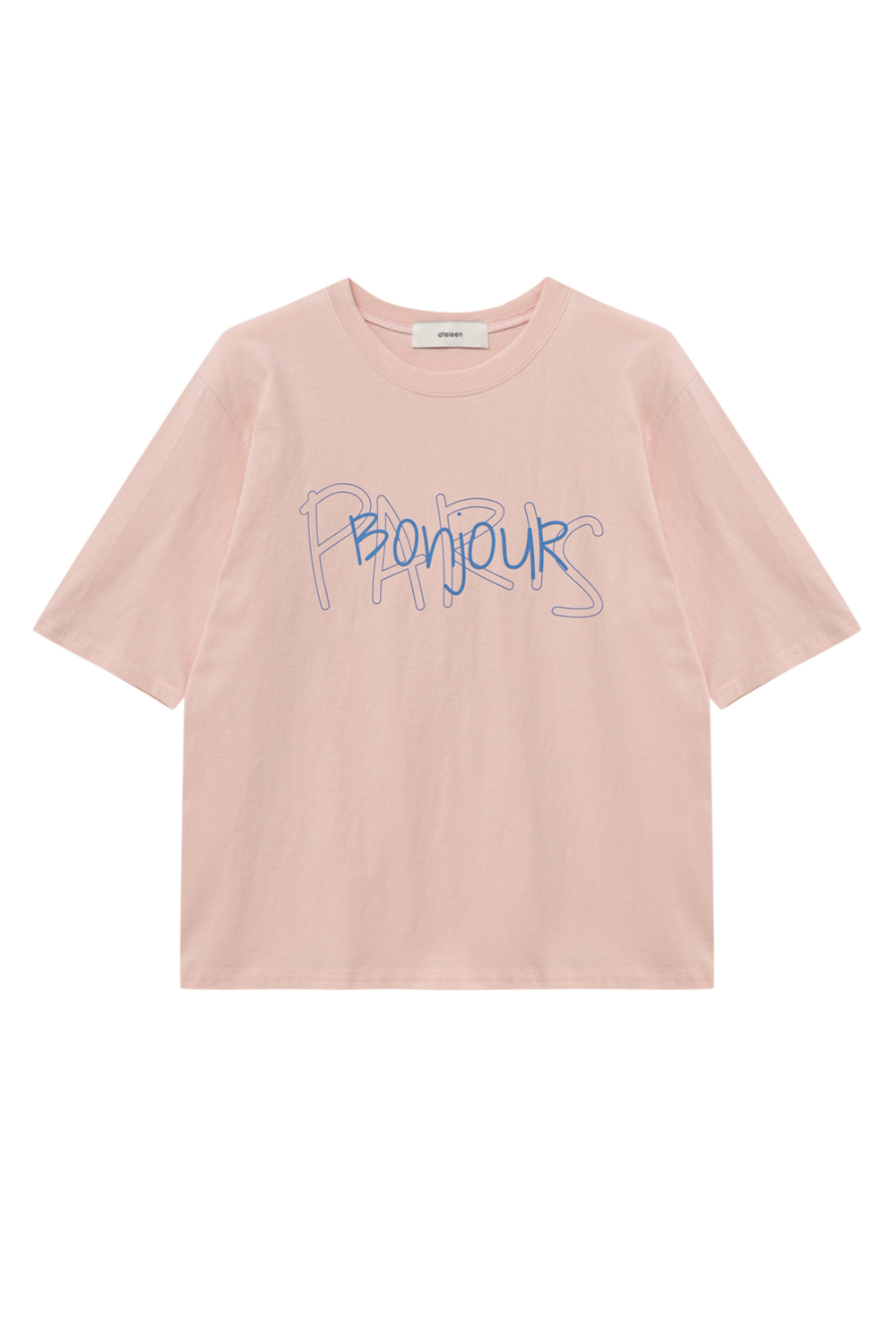 Bonjour Cotton T-shirt (Pink)