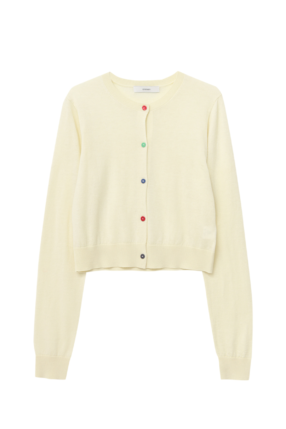 Colored Buttons Cardigan (Yellow)