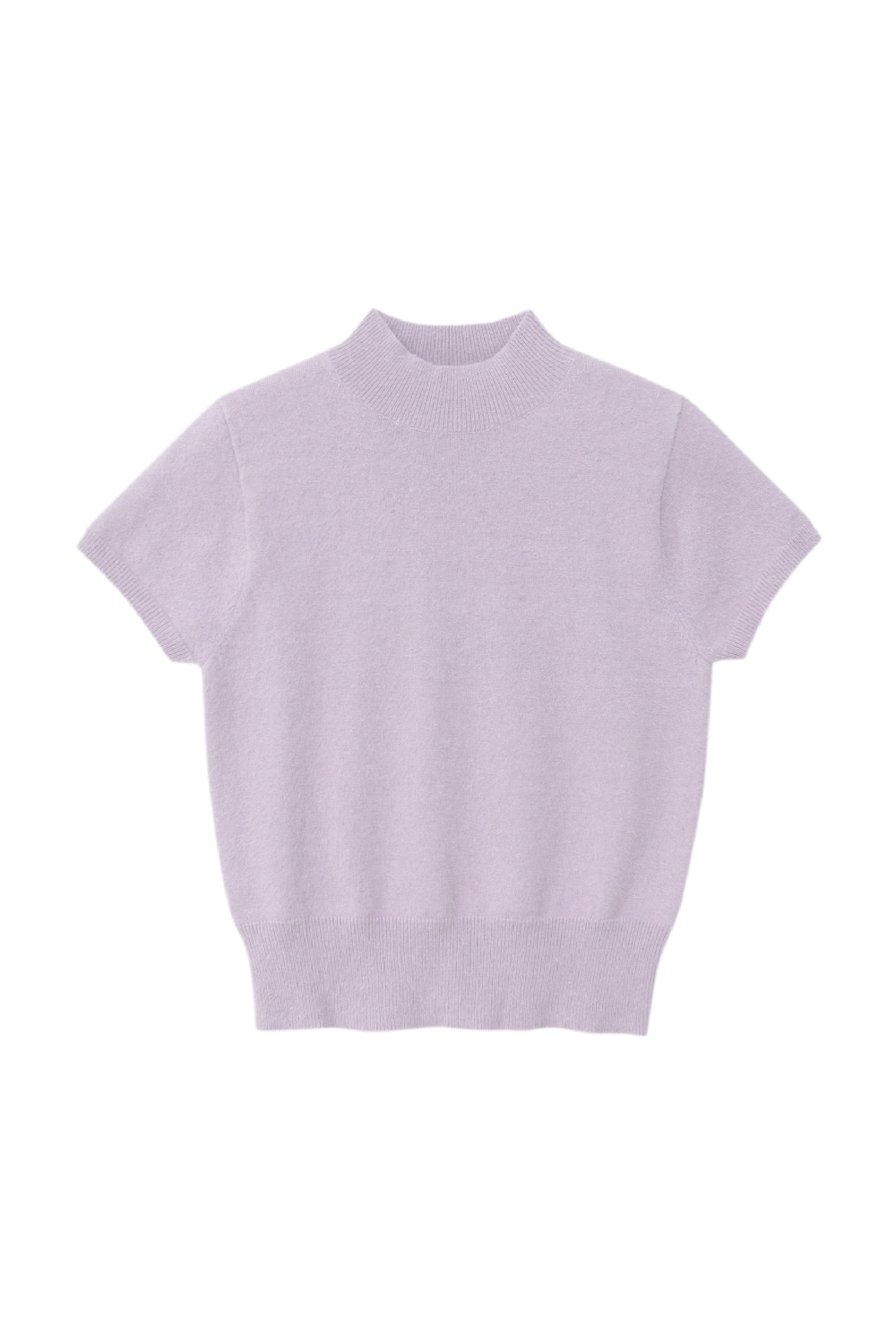 Half Polar Pastel Knit Top (Purple)