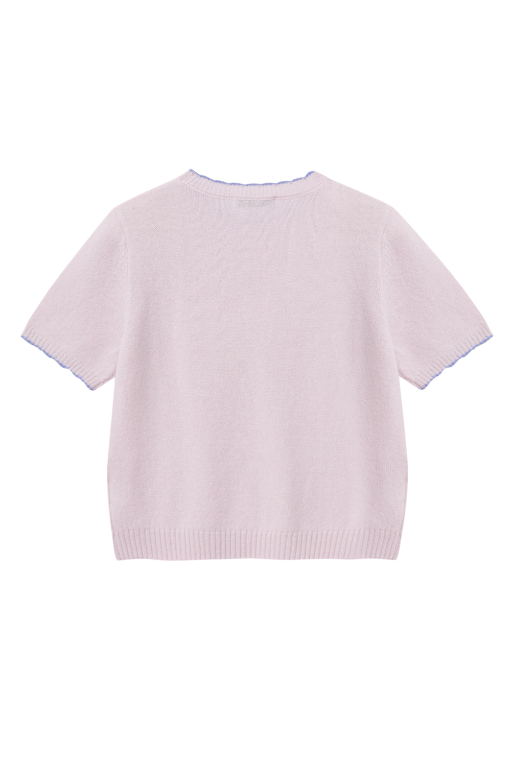 Pearl Edge Short Sleeve Top (Pink)