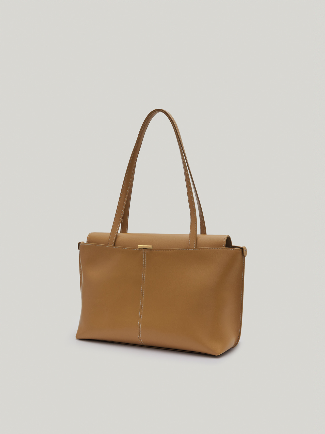 PANIER FLAP BAG (TAN BROWN) - Atelier de LUMEN
