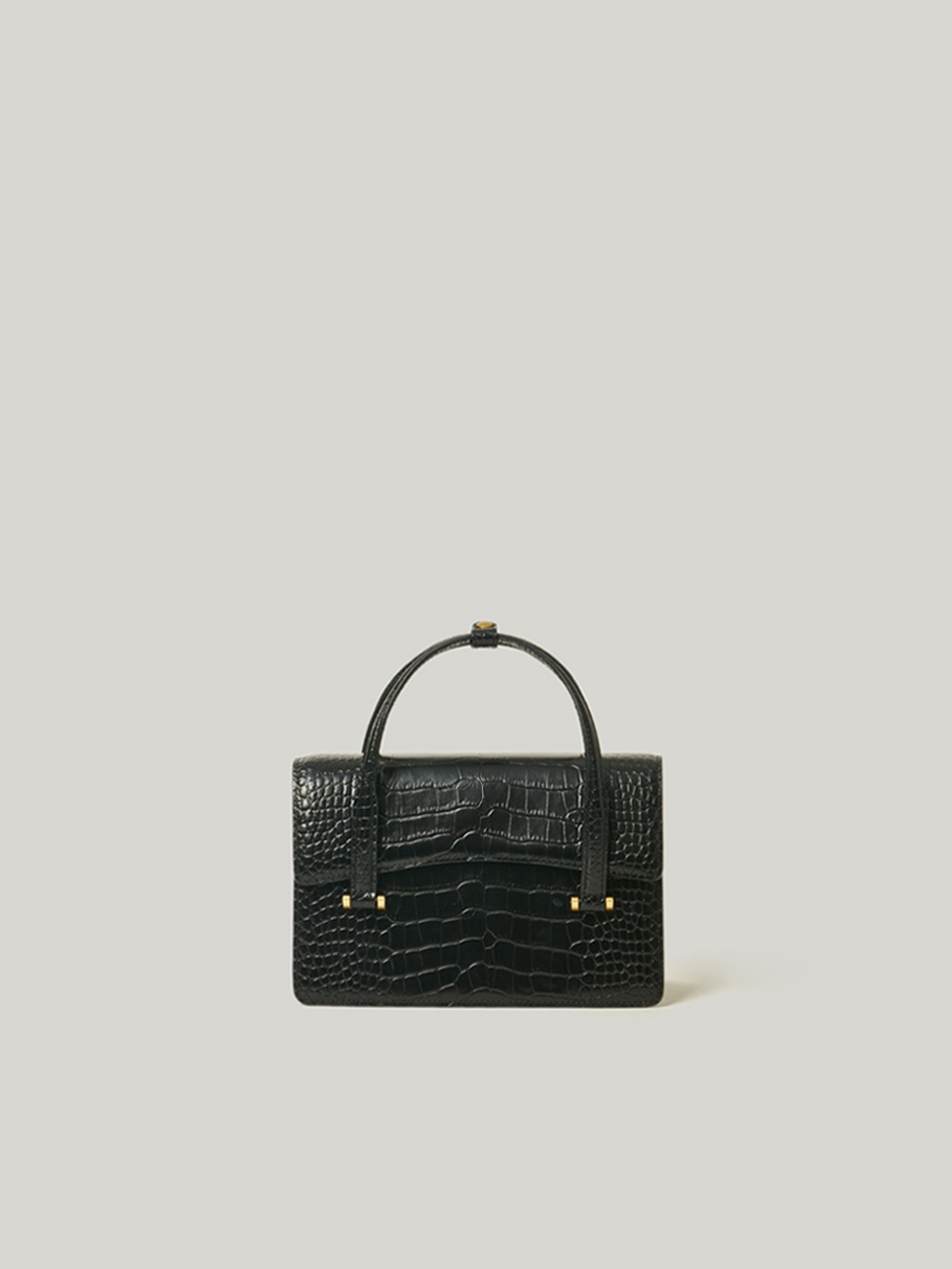 Charlotte Coupe Bag / Pattern Black