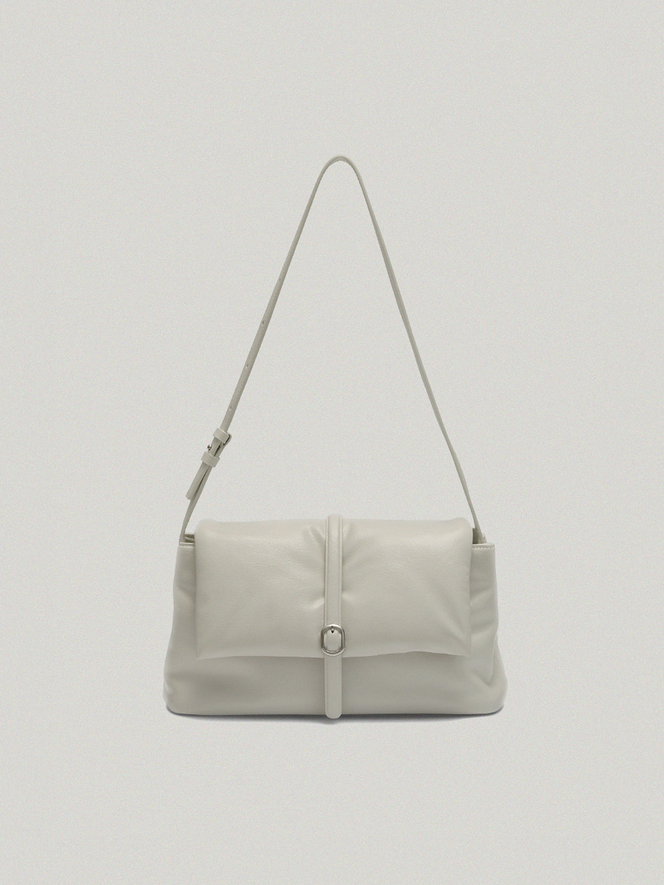 Journal Puffer Bag / Misty White