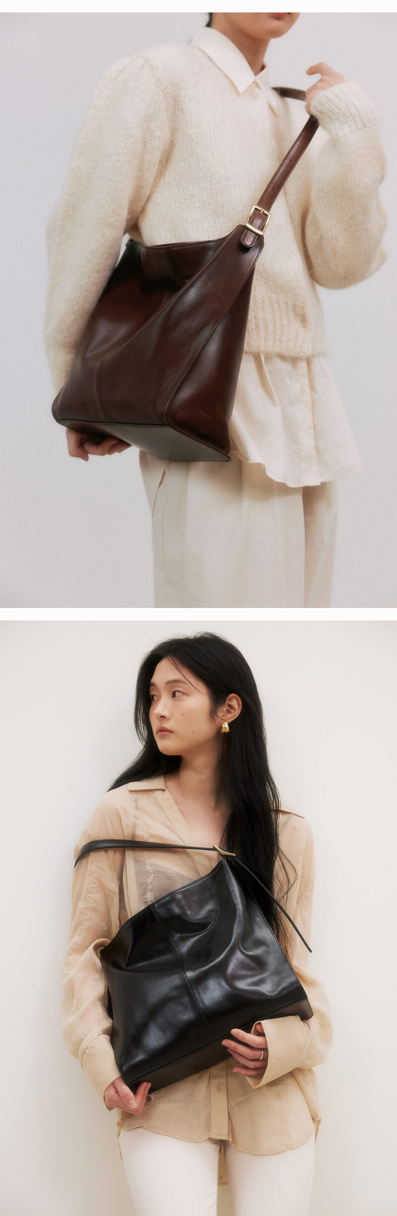 ショルダーバッグ・ポシェット ARETE BAG (BRUSHED BROWN) ARETE BAG (BRUSHED BROWN) - Atelier de LUMEN