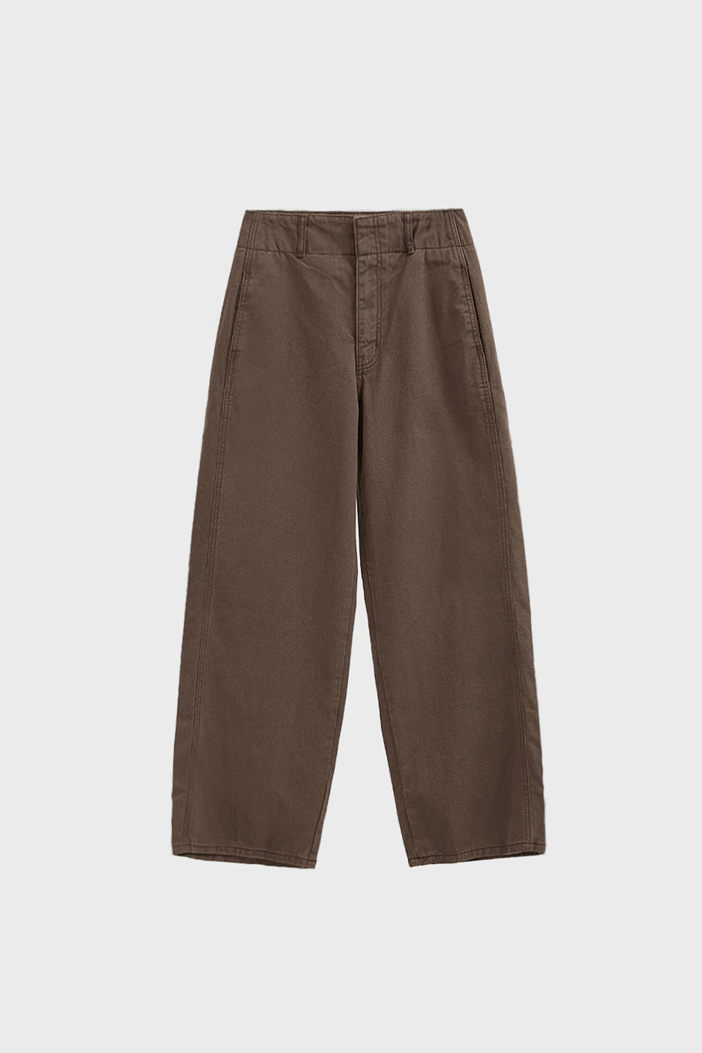 Wide Minimal High-Waist Pants