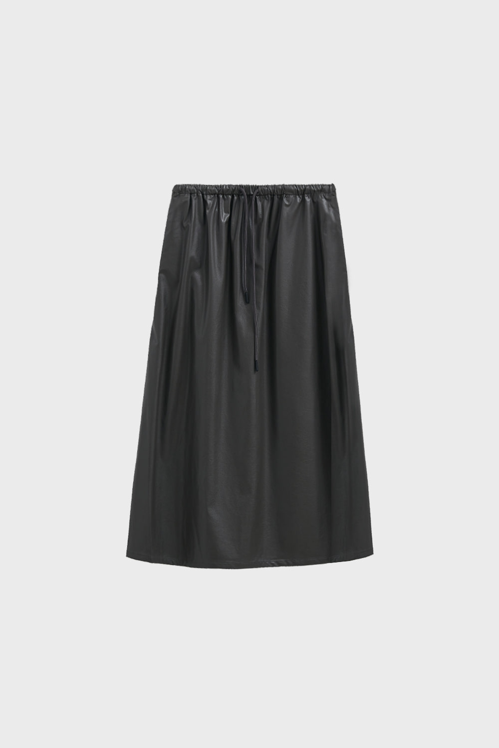 Fake Leather String Skirt