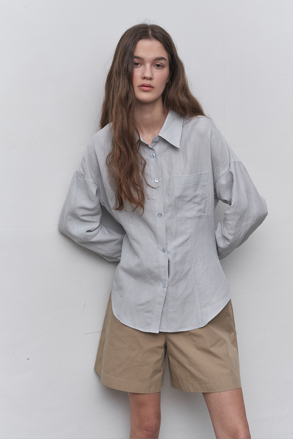 Semi Line Linen Shirt