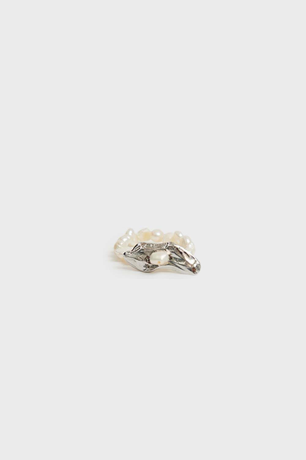 Sliver Point Pearl Ring