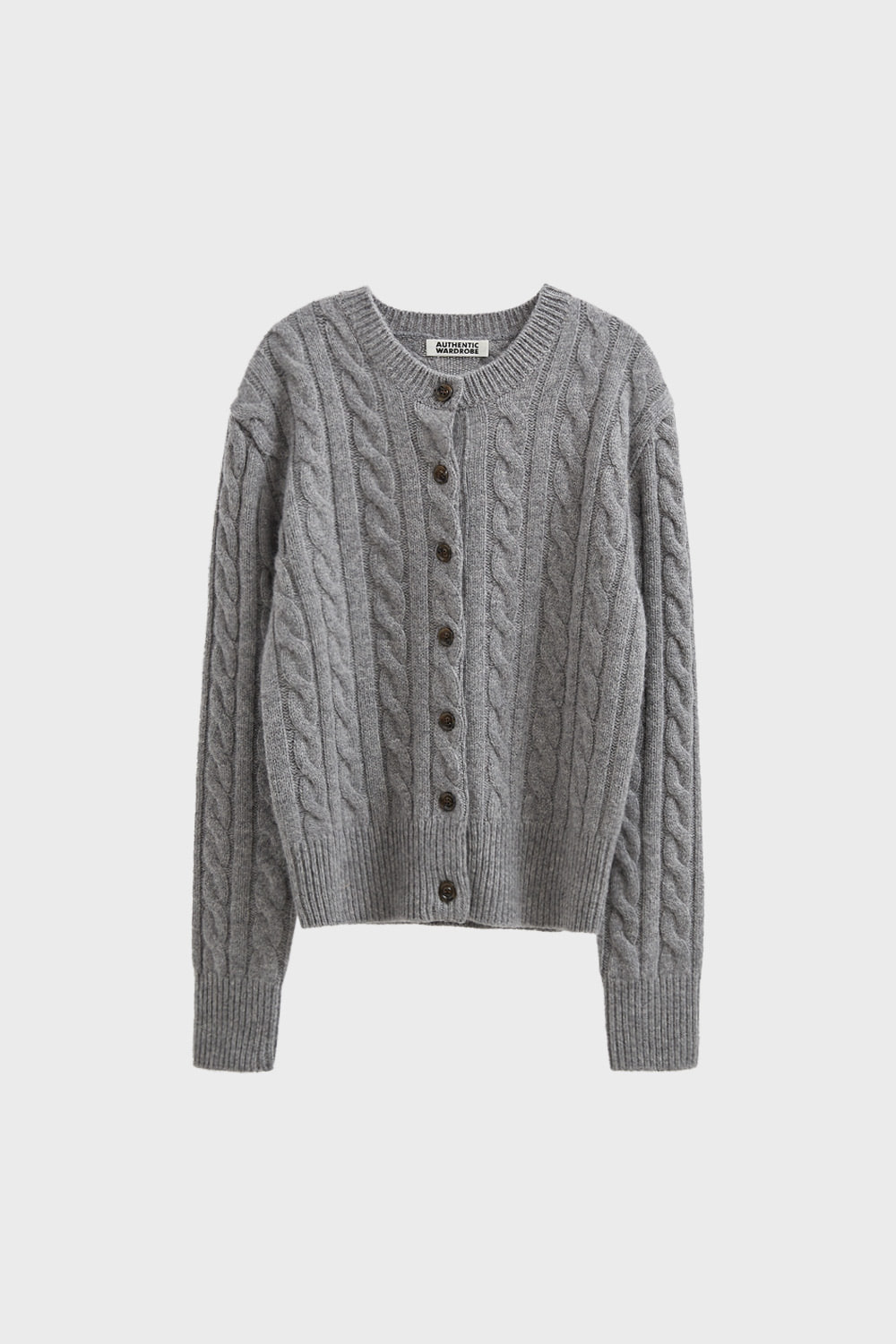 Cable Round Pull Over Cardigan