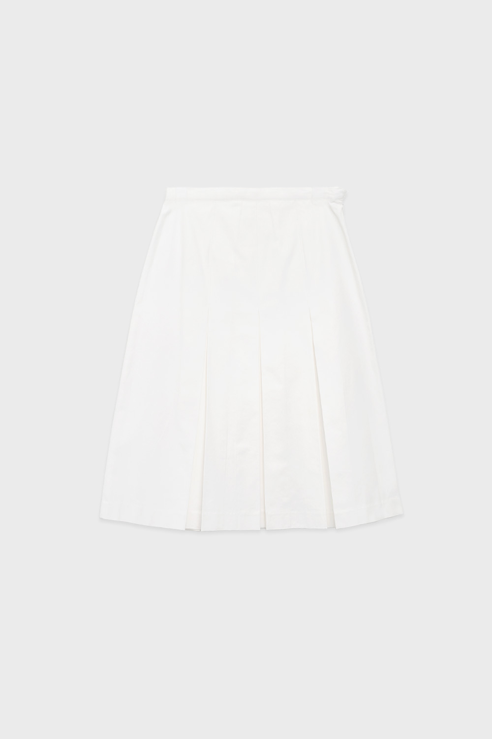 Classic Pleated Midi Skirt
